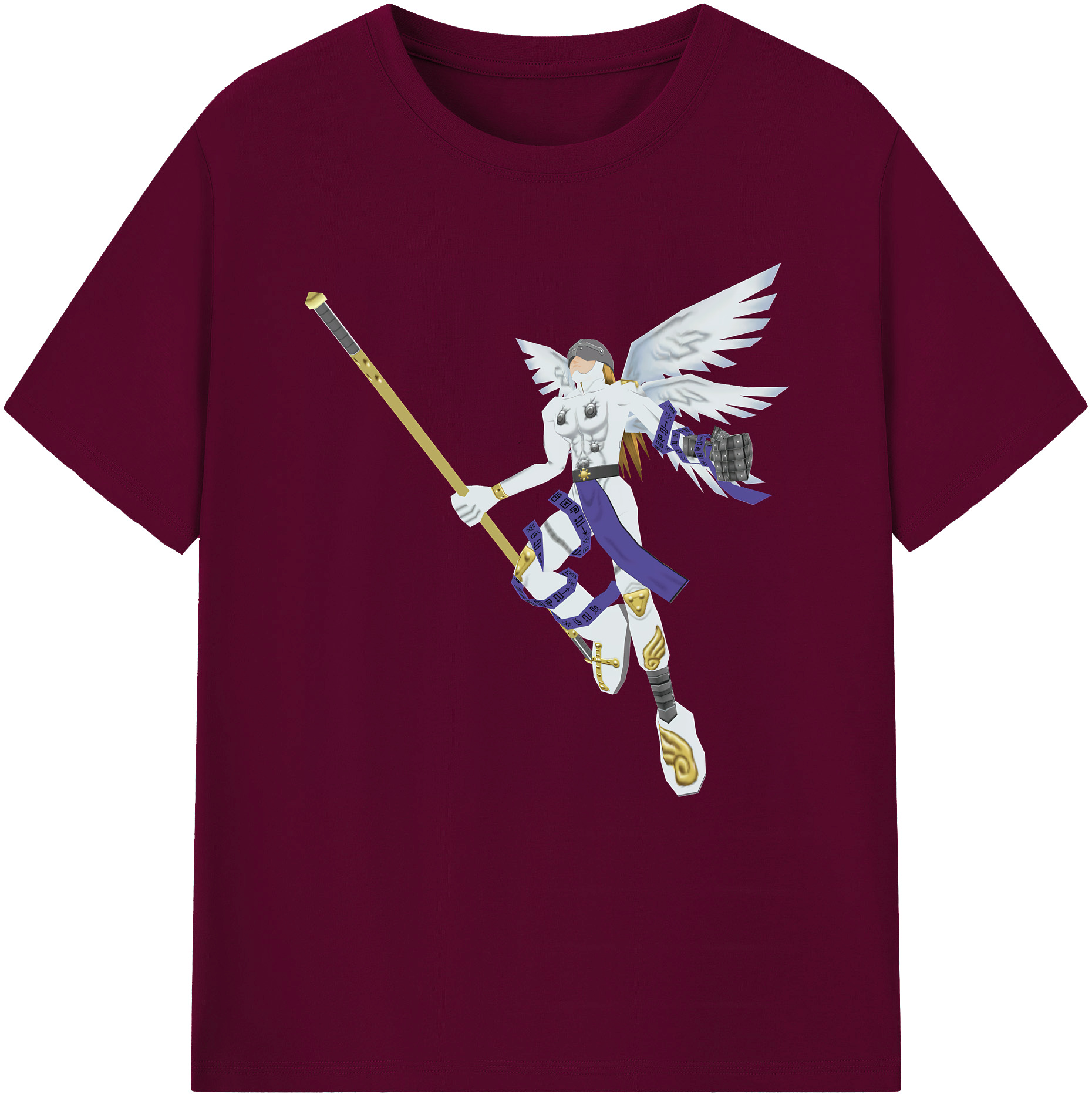 （画像用） Digimon デジタルモンスター/デジモン レディースカジュアルプリントTシャツ（綿100％）
